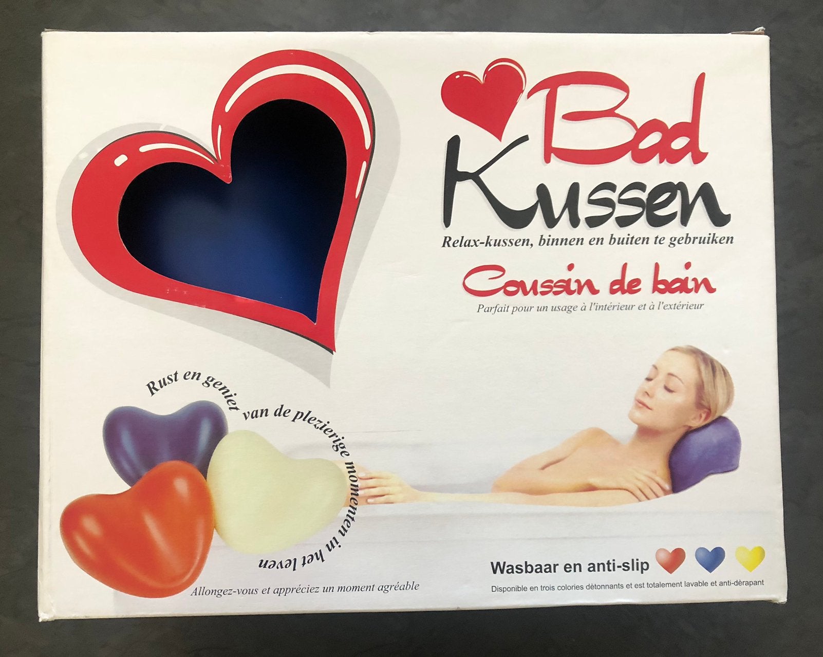 Badkussen blauw nieuw. Alleen ophalen!, Ophalen, Nieuw, Blauw, Overige typen