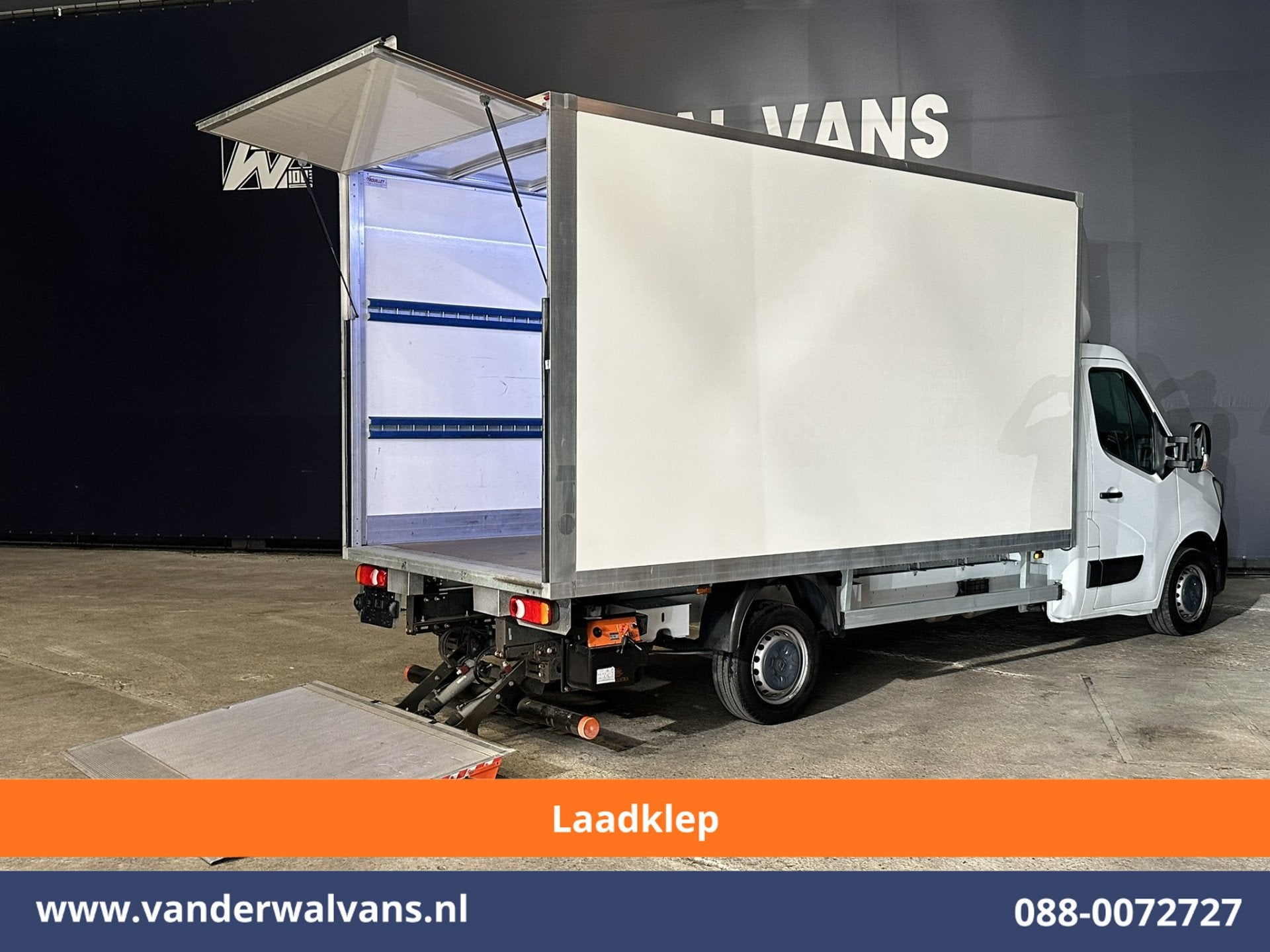 Renault Master 2.3 dCi 146pk Bakwagen 222cm Hoog Laadklep Eu, Voorwielaandrijving, Stof, Gebruikt, Renault