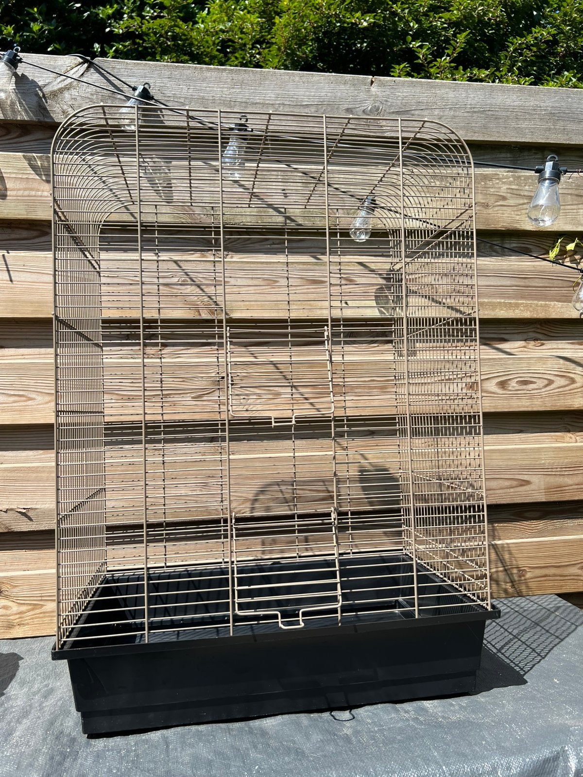 Vogelkooi, Ophalen of Verzenden, Gebruikt, Metaal, Vogelkooi