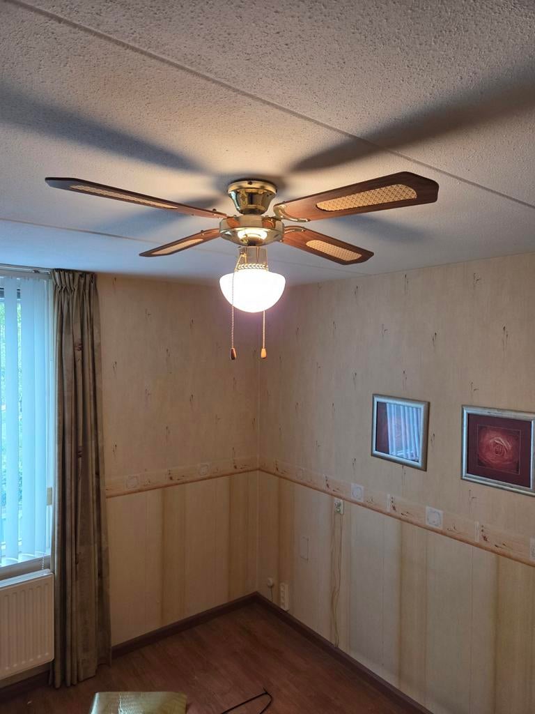 Plafondventilator, Witgoed en Apparatuur, Ventilatoren, Ophalen of Verzenden, Zo goed als nieuw, Plafondventilator