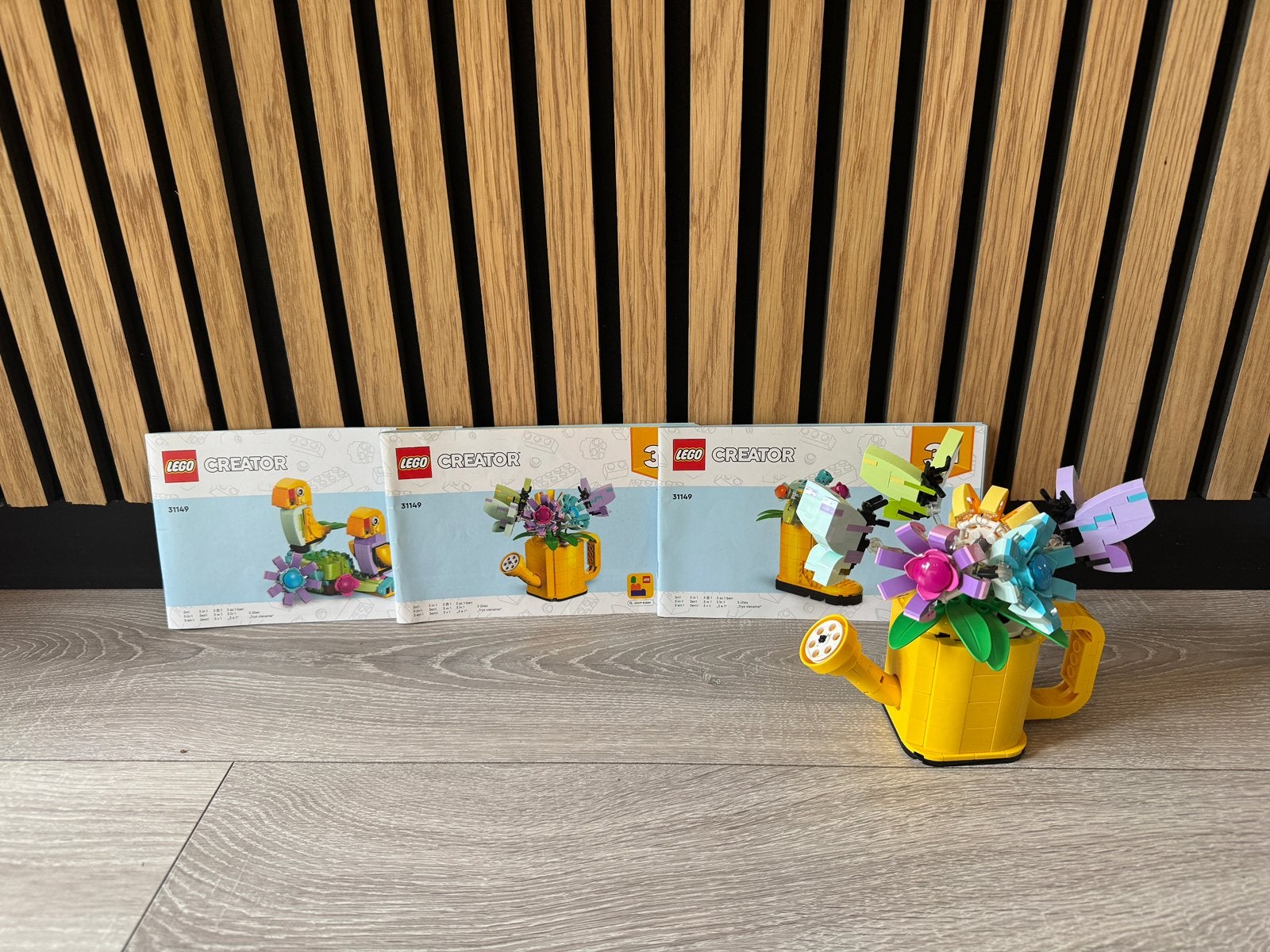 Lego creator 3 in 1 - gieter / laars / vogeltjes - 31149, Ophalen of Verzenden, Zo goed als nieuw