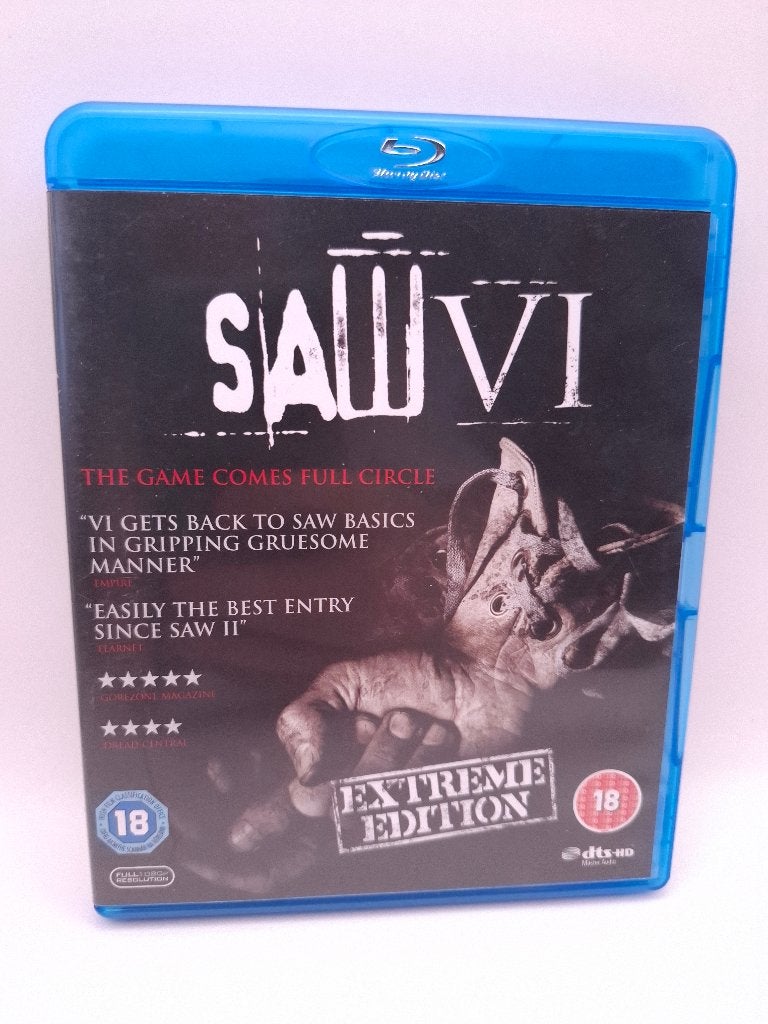saw vi blu-ray, Ophalen of Verzenden, Zo goed als nieuw, Horror