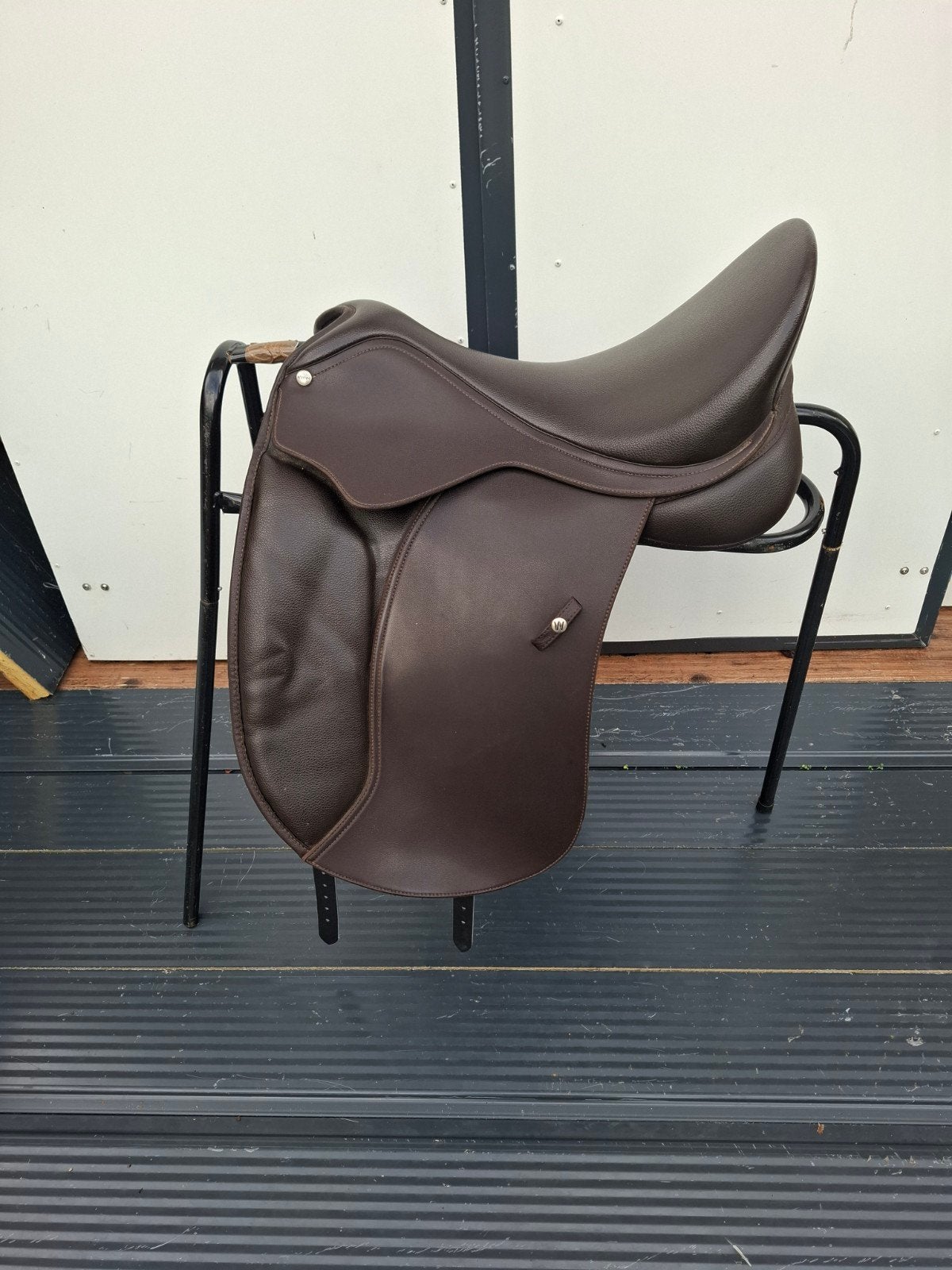 wintec 500 dressuur 17.5 bruin, Dressuur, Ophalen of Verzenden, Zo goed als nieuw
