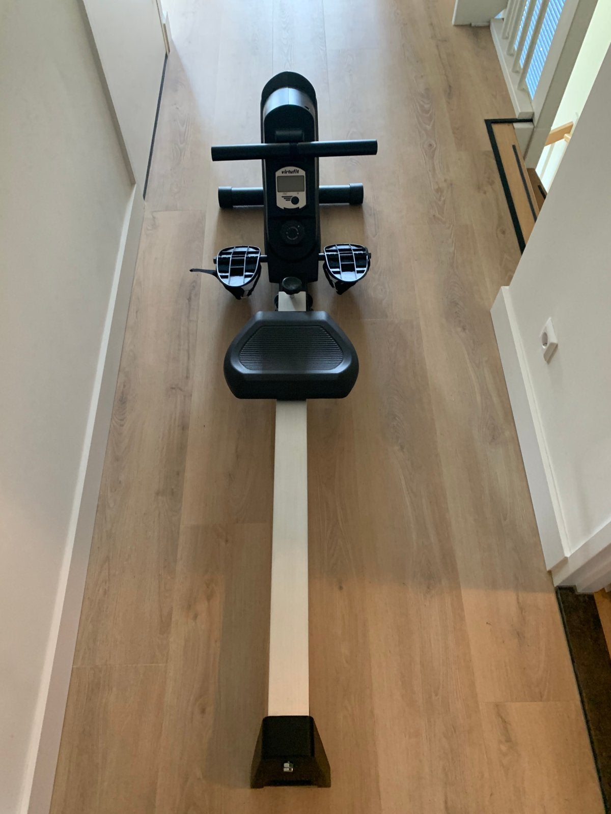 Roeimachine Virtufit, Sport en Fitness, Fitnessapparatuur, Ophalen, Benen, Gebruikt, Metaal