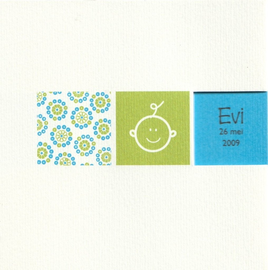 Evi, Ophalen of Verzenden, 2000 tot heden, Geboortekaartje