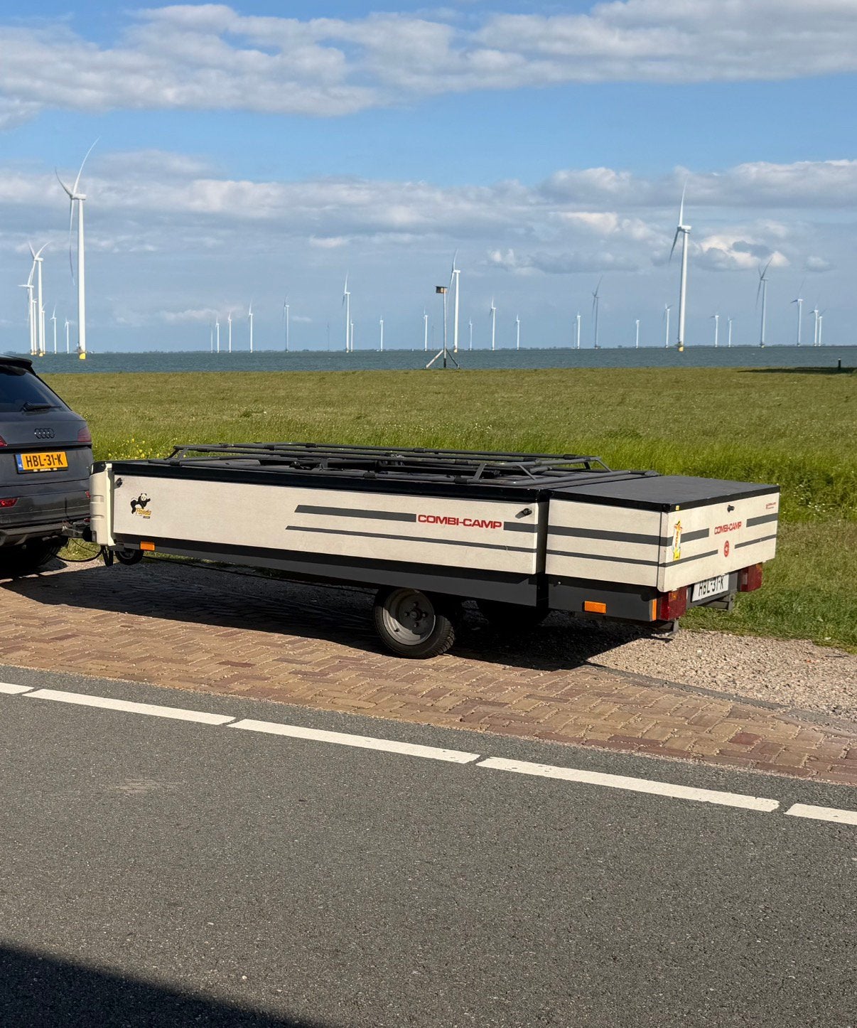 Combi Camp Panda, vaste keuken, luifel, voortent, disslbak, Caravans en Kamperen, Vouwwagens, Ophalen, Tot en met 2, Aanwezig