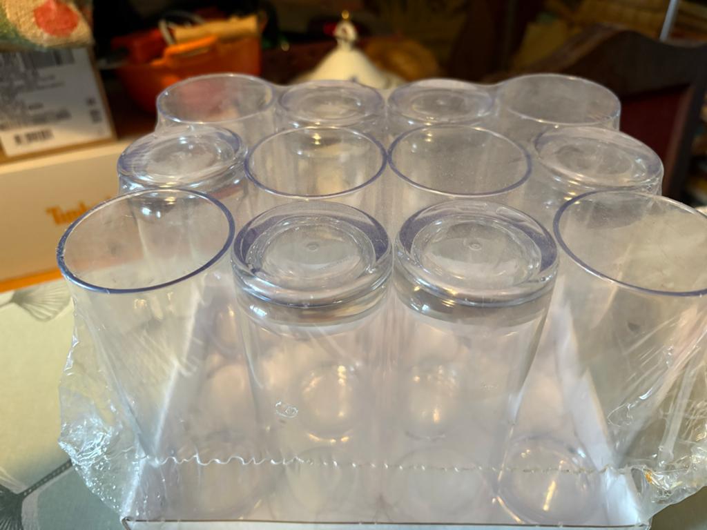 Depa Longdrinkglazen - Onbreekbaar en Herbruikbaar (12 st), Overige typen, Kunststof, Nieuw, Ophalen of Verzenden