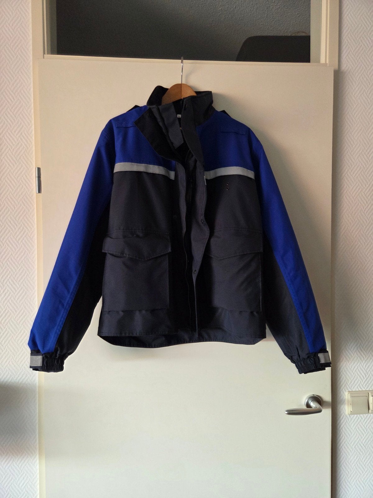 Handhaving opleiding winterjas maat L, Maat 52/54 (L), Onbekend, Blauw, Ophalen of Verzenden