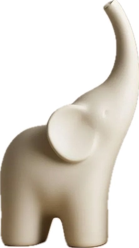 Decoratieve olifant keramiek, Nieuw, Kunststof, Ophalen of Verzenden, Modern