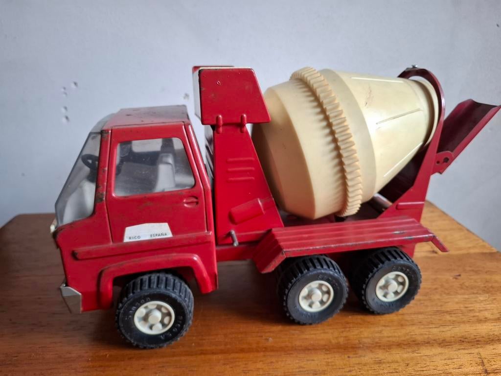 Vintage Rico España Cementwagen - Rood Speelgoedvoertuig, Ophalen, Gebruikt