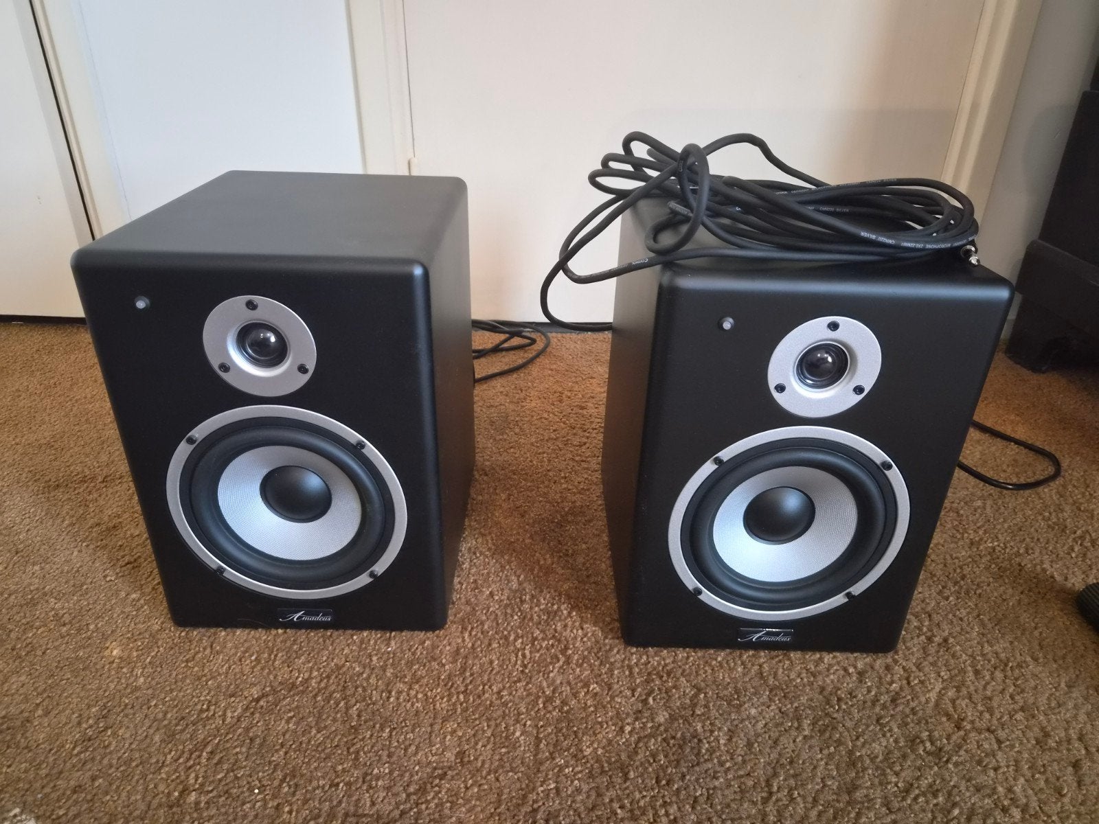 Amadeus VX6B actieve studiomonitoren (set van 2), Audio, Tv en Foto, Luidsprekers, Overige merken, Studiomonitor, Gebruikt, Inclusief kabels