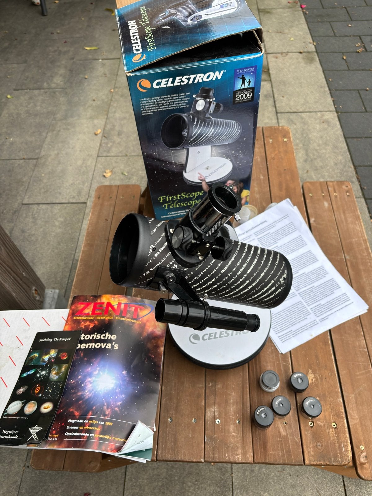 Celestron FirstScope Telescoop - Ideaal voor beginners, Audio, Tv en Foto, Optische apparatuur | Telescopen, Ophalen of Verzenden
