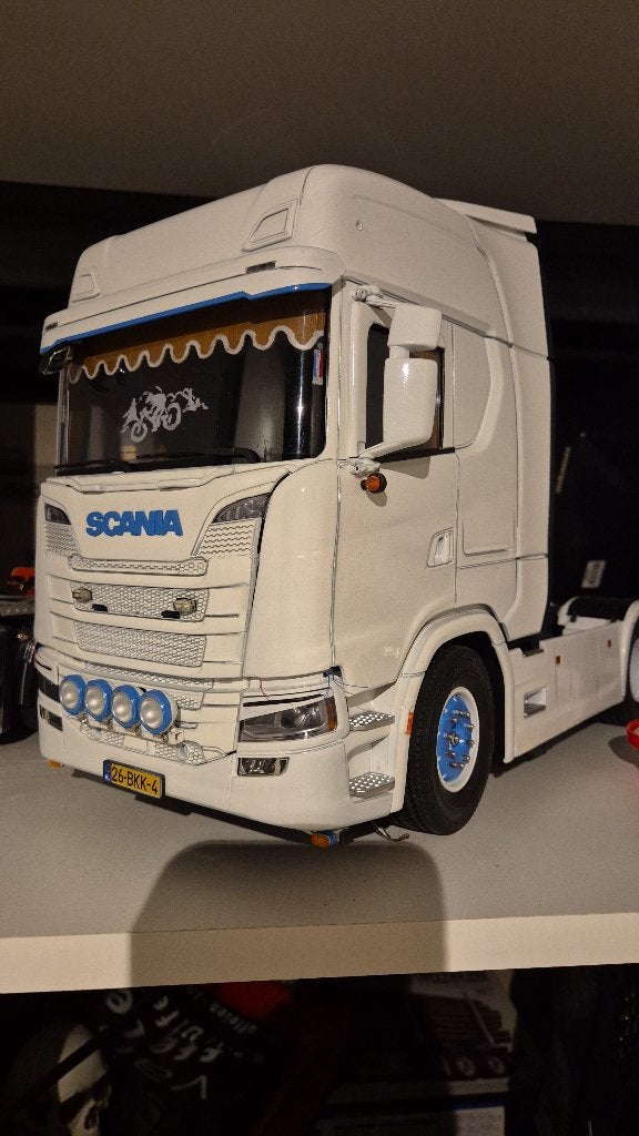 Tamiya truck, Elektro, Schaal 1:14, Ophalen of Verzenden, Zo goed als nieuw