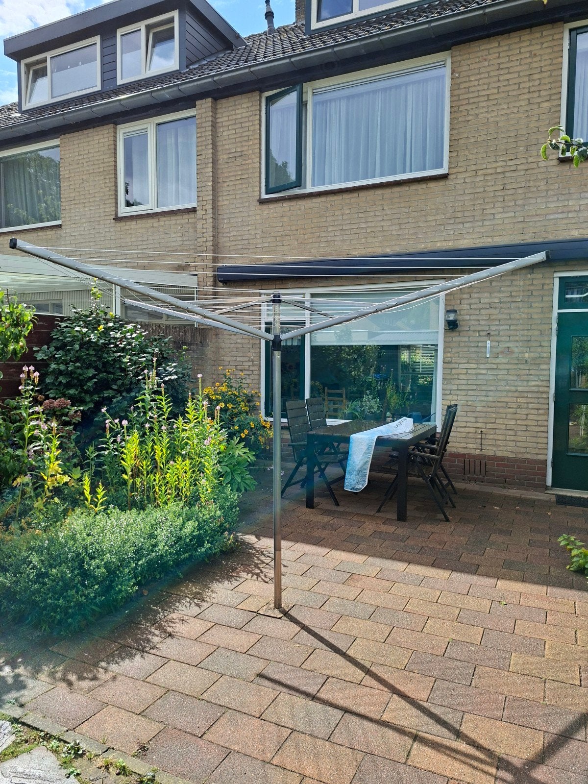 Brabantia Droogmolen met Hoes - Zo goed als nieuw, Tuin en Terras, Droogmolens en Wasrekken, Ophalen, Zo goed als nieuw, Droogmolen