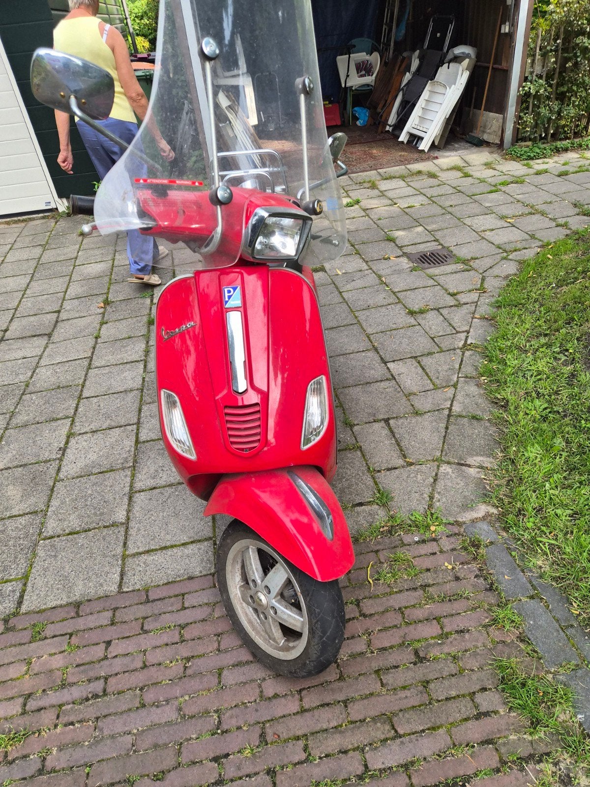 Rode Vespa LX Scooter - Redelijk Onderhouden, Ophalen, Gebruikt, Benzine, Vespa LX