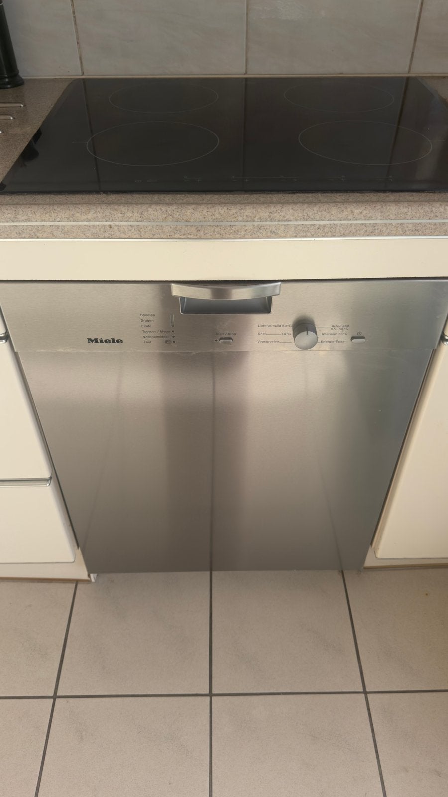 Miele Rvs vaatwasser G1023SCU, Ophalen, Gebruikt, Eco programma, 60 cm of meer