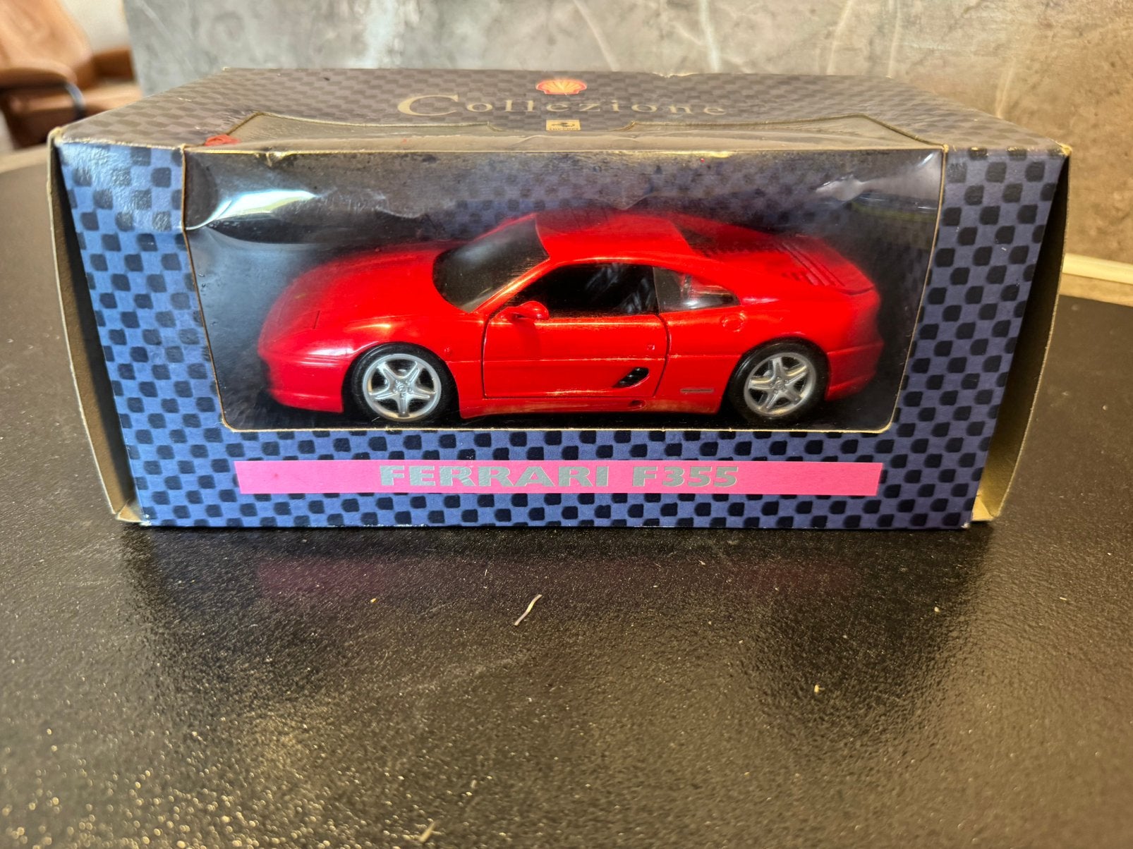 Ferrari F355 (Rood) 1:24 – Shell Collezione, Ophalen of Verzenden, Zo goed als nieuw