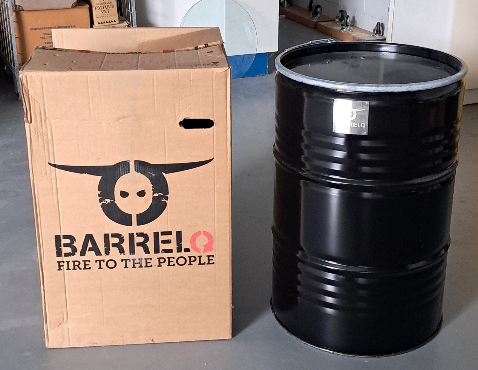 Barrel barbecue, handig in gebruik, Ophalen