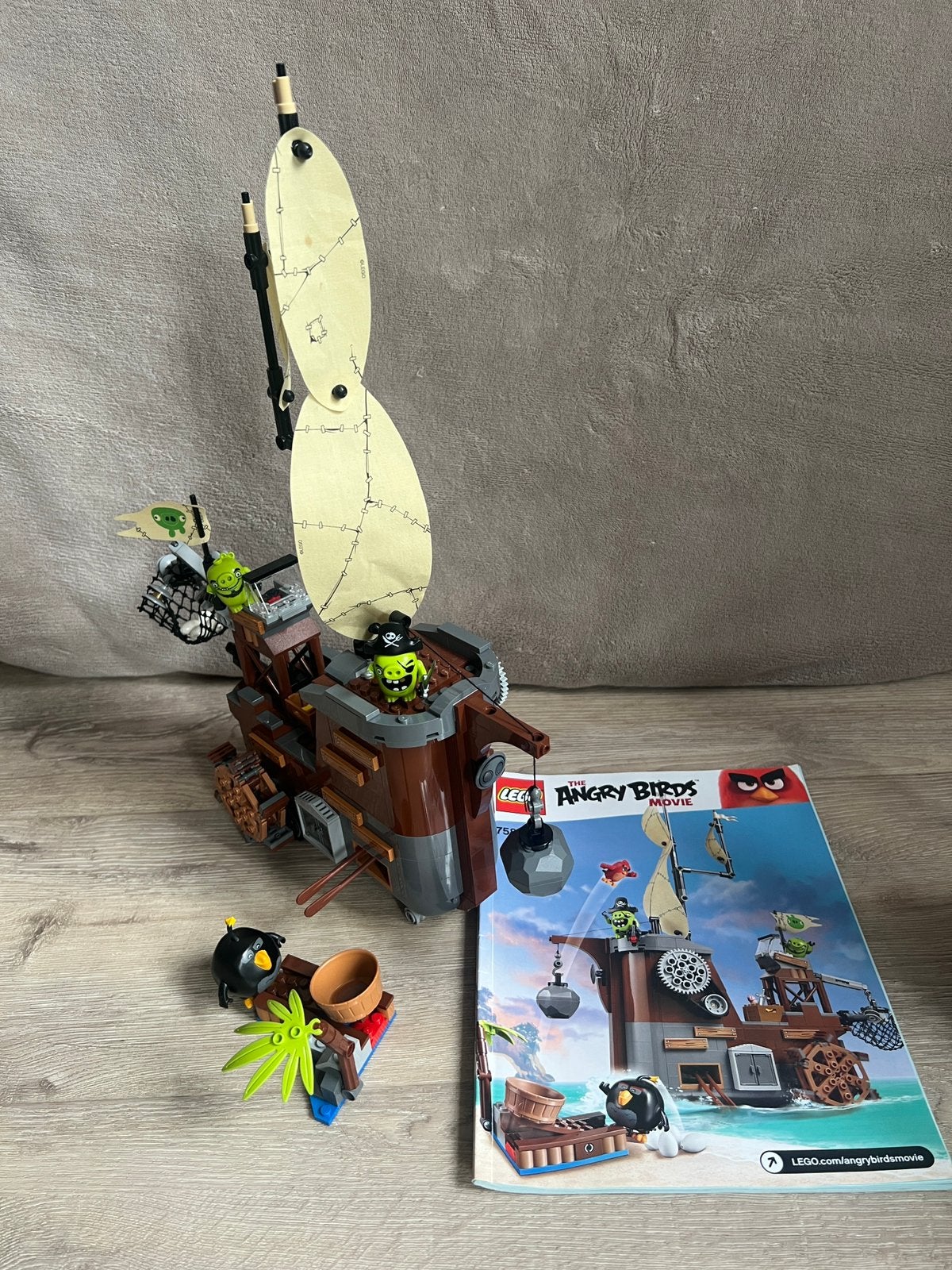 Lego piggy piratenschip 75825 (The Angry Birds movie), Overige thema's, Lego, Ophalen of Verzenden, Zo goed als nieuw