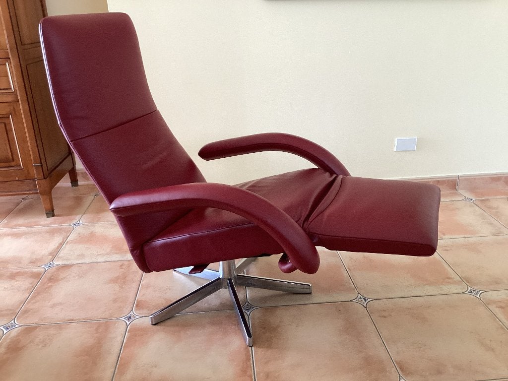 Prachtige Jori relax Yoga MULTI-MOVE(als nieuw), Huis en Inrichting, Fauteuils, Ophalen, Zo goed als nieuw, Leer, Durlet sede leolux knoll vitra cassina b&b italia