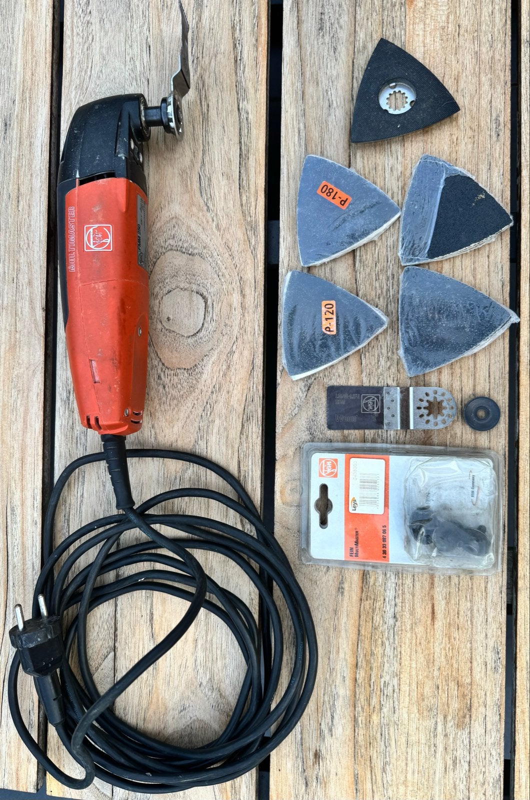 Fein Multimaster FMM 250 Q met accessoires en koffer, Ophalen, Gebruikt, Multitool, Overige merken