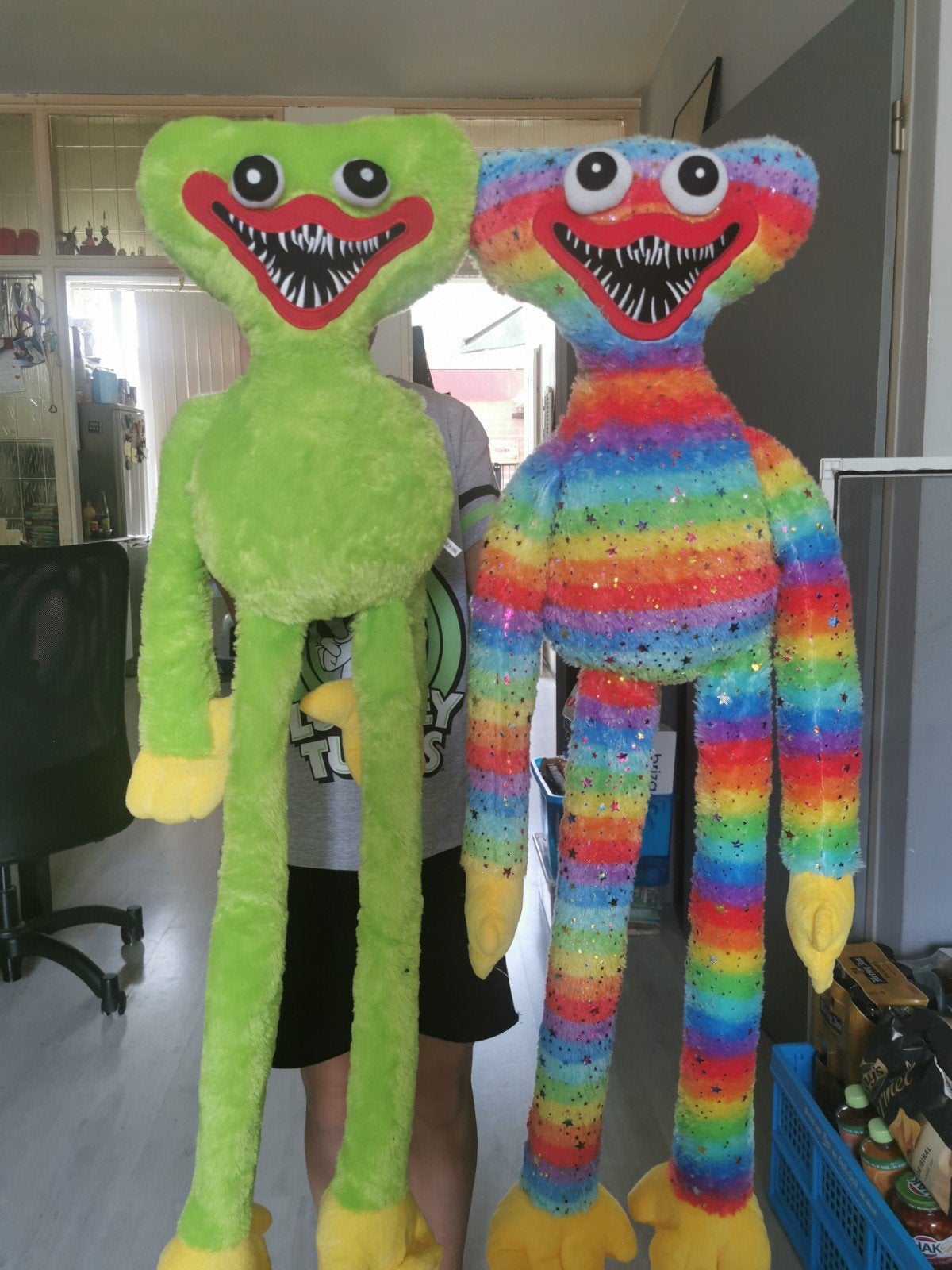 2 grote huggy wuggy s., Ophalen, Zo goed als nieuw, Overige typen