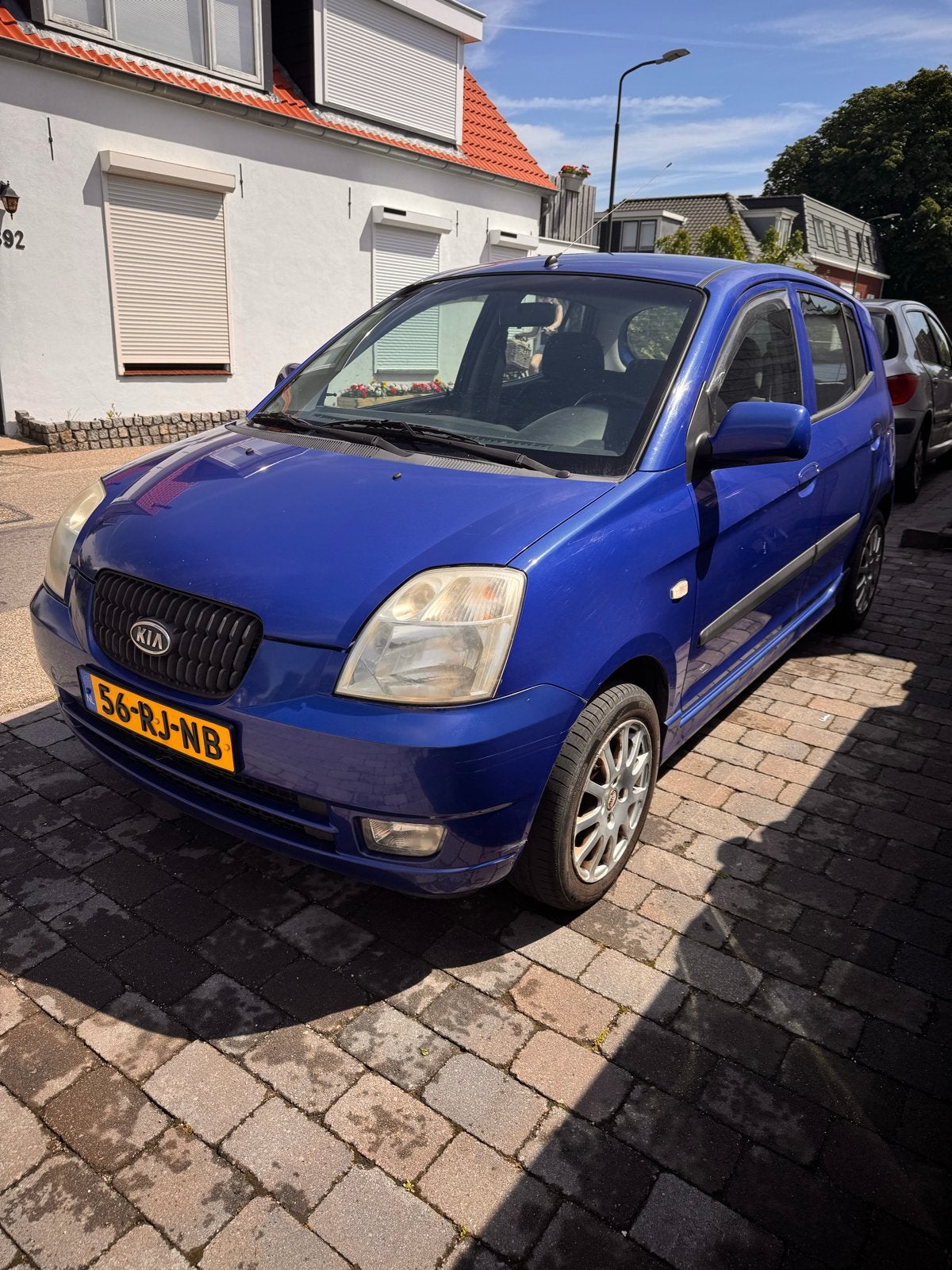 Kia Picanto 1.0 2005 Blauw, Auto's, Voorwielaandrijving, Stof, 836 kg, 31 €/maand