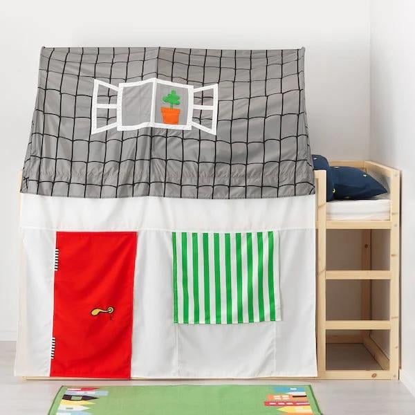 Ikea Kura bedtent huis - Speeltent voor kinderbed, Ophalen, Zo goed als nieuw