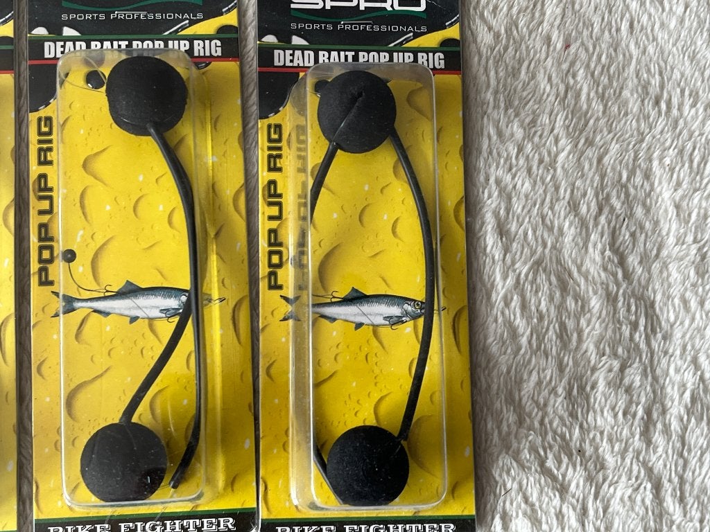 adv 349 / NIEUW set 4 blisters dead bait pop up rig SPRO, Ophalen of Verzenden, Nieuw, Overige typen