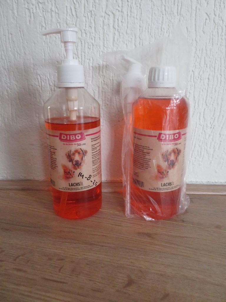 Visolie/Zalmolie Dibo met pomp NIEUW, Dieren en Toebehoren, Dierenvoeding, Ophalen of Verzenden, Kat