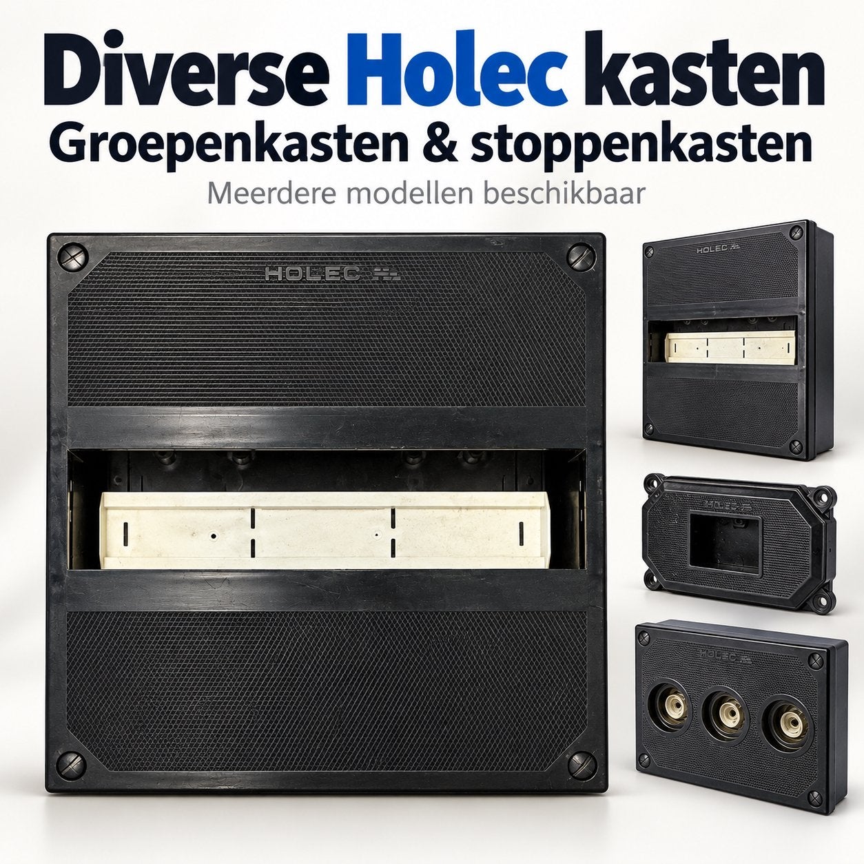 Holec groepenkast stoppenkast zekeringkast diverse kastjes, Ophalen of Verzenden, Gebruikt