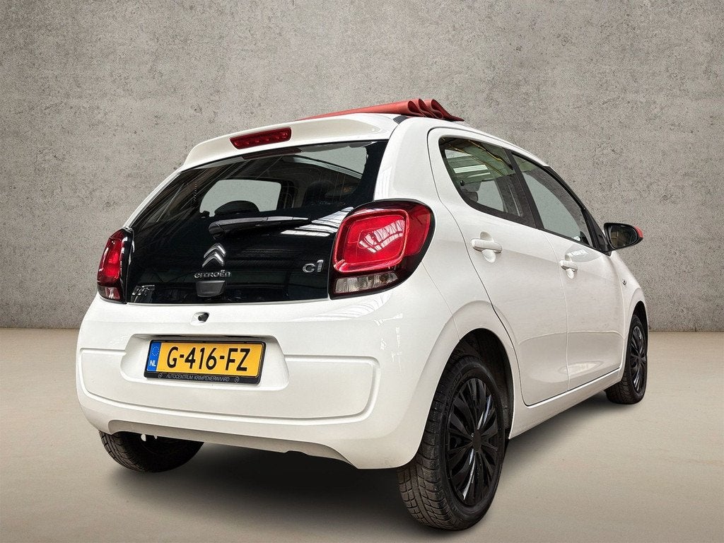 Citroën C1 1.2 PureTech Shine Sport (CABRIOLET, SCHERM, OPE, Auto's, Citroën, Voorwielaandrijving, 12 maanden, Stof, Gebruikt
