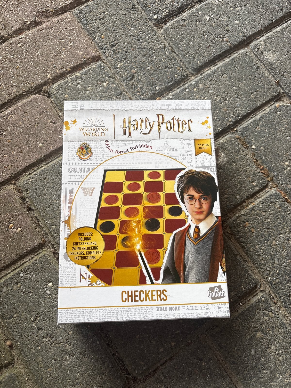Harry Potter Dammen - Wizarding World Schaakspel, Een of twee spelers, Verzenden, Nieuw