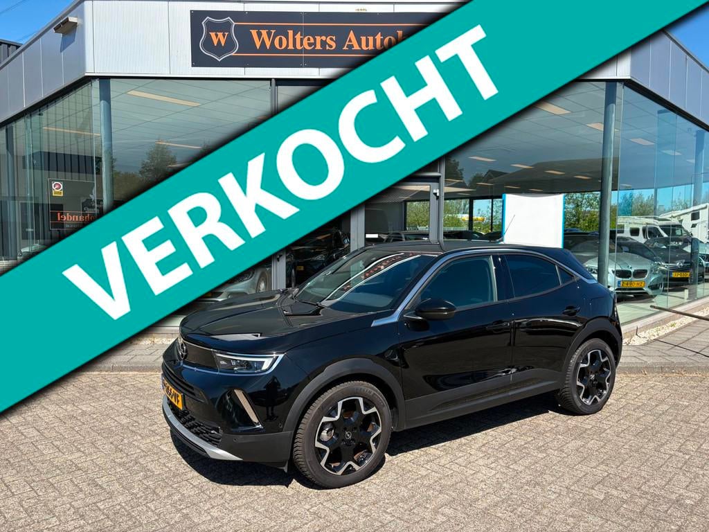 Opel Mokka-e Ultimate 50-kWh 7.4kw bl., 136 pk, Zwart, Mokka-e, Geïmporteerd
