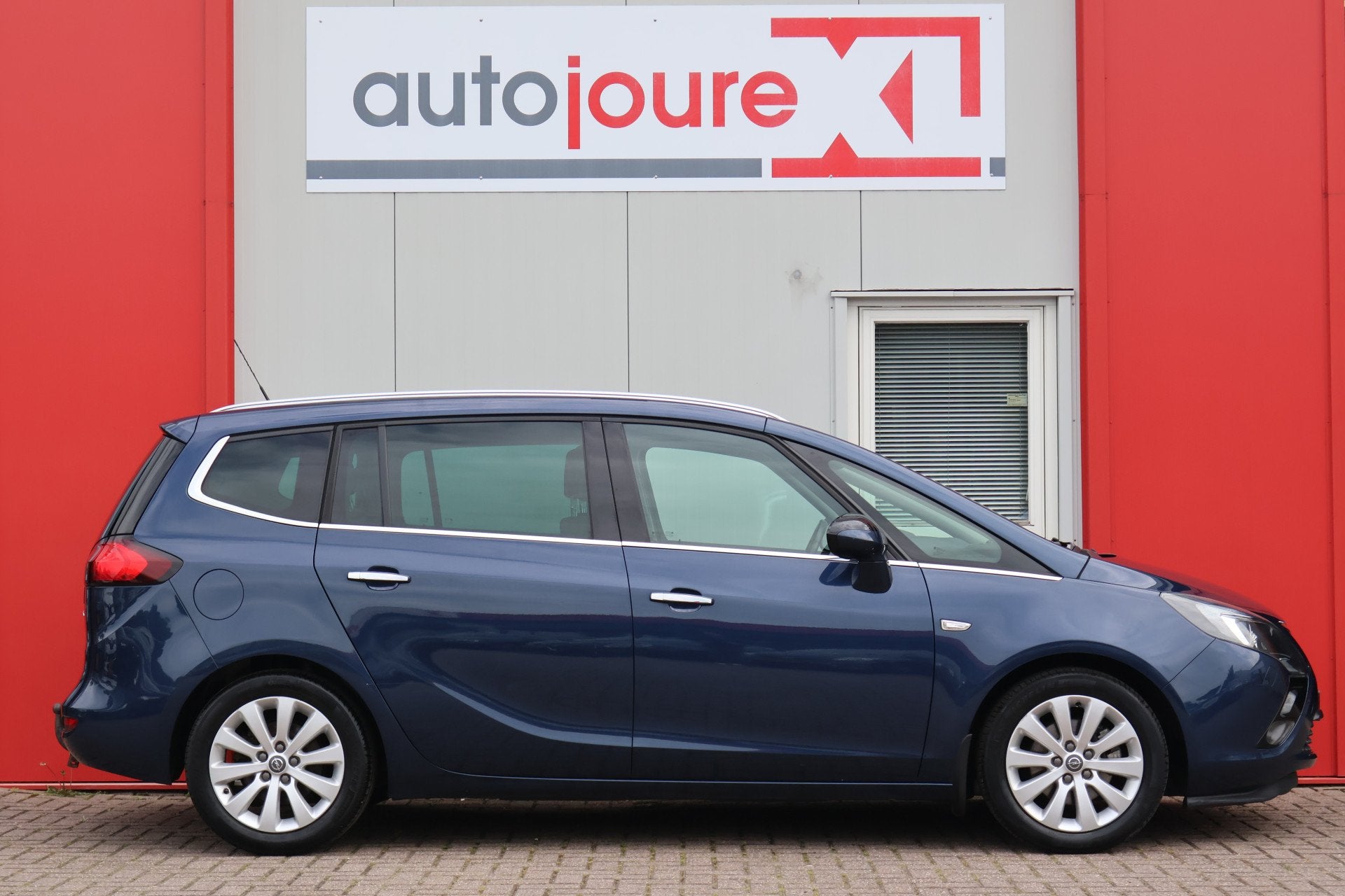 Opel Zafira Tourer 1.4 Cosmo (bj 2012), Auto's, Opel, Euro 5, Zwart, 4 cilinders, Blauw