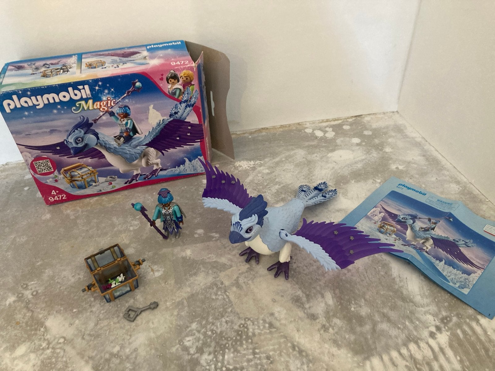 Playmobil Magic 9472 IJsvogel met Winterfee, Ophalen of Verzenden, Zo goed als nieuw, Jongen of Meisje