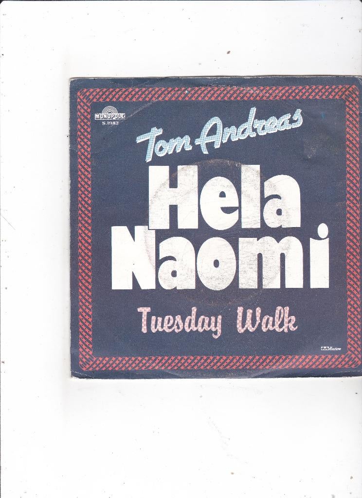 Single Tom Andreas - Hela Naomi, Ophalen of Verzenden, Gebruikt, Dance