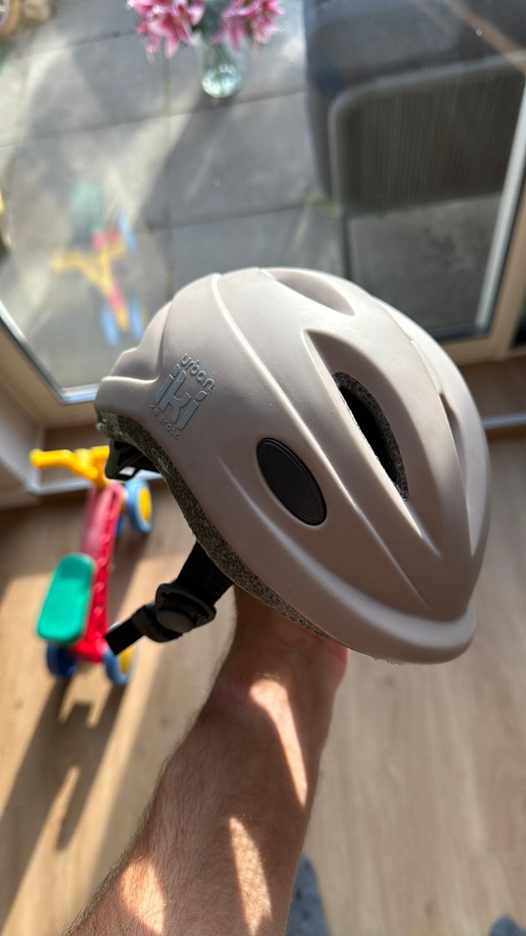 Fietshelm dreumes XS (44-48cm) urban iki, Ophalen of Verzenden, Gebruikt, XS