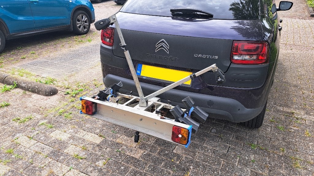 Fietsendrager, Ophalen, 2 fietsen, Gebruikt, Trekhaakdrager