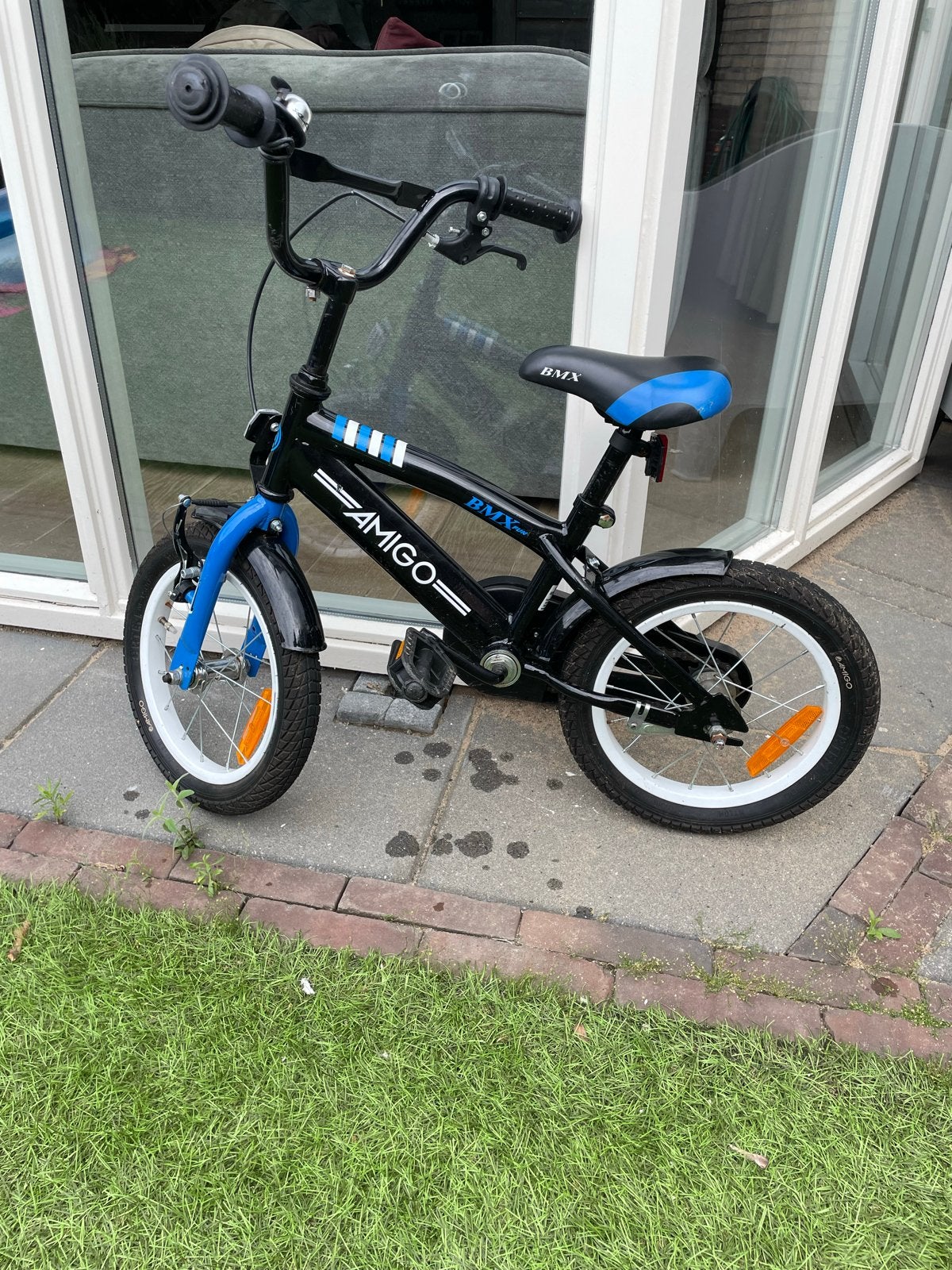 Kinderfiets 14 inch, Ophalen, Zo goed als nieuw, Terugtraprem, Minder dan 16 inch