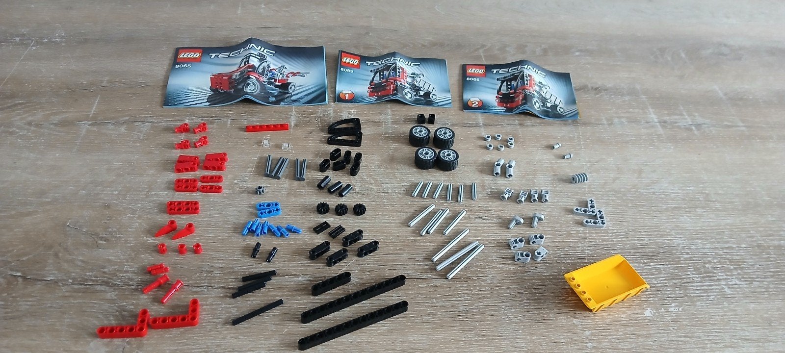 lego technic 8065 3 in 1 set met boekjes truck vrachtwagen, Lego, Compleet, Ophalen of Verzenden, Zo goed als nieuw