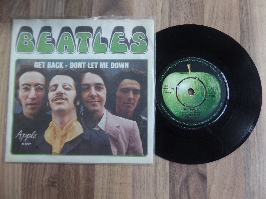 single The Beatles - Get Back / Don't Let Me Down*, Ophalen of Verzenden, Gebruikt, 7 inch, Rock en Metal