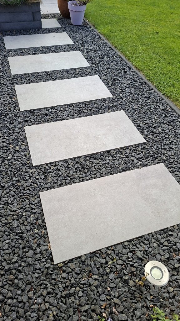 23 keramische terrastegels Cera3line 90x45x3cm Downtown Grey, Tuin en Terras, Tegels en Klinkers, Ophalen, Keramiek, Nieuw, 5 tot 10 m²