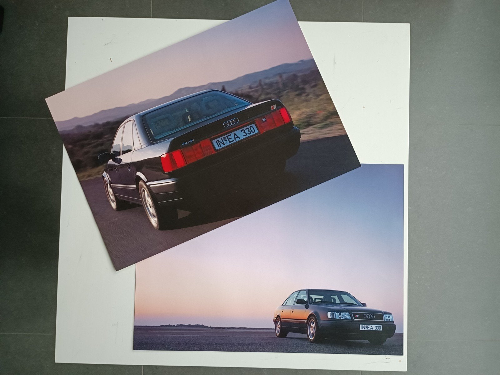 COLLECTORS ITEM unieke dealer map Audi S4 1991, Ophalen of Verzenden, Reclamebord