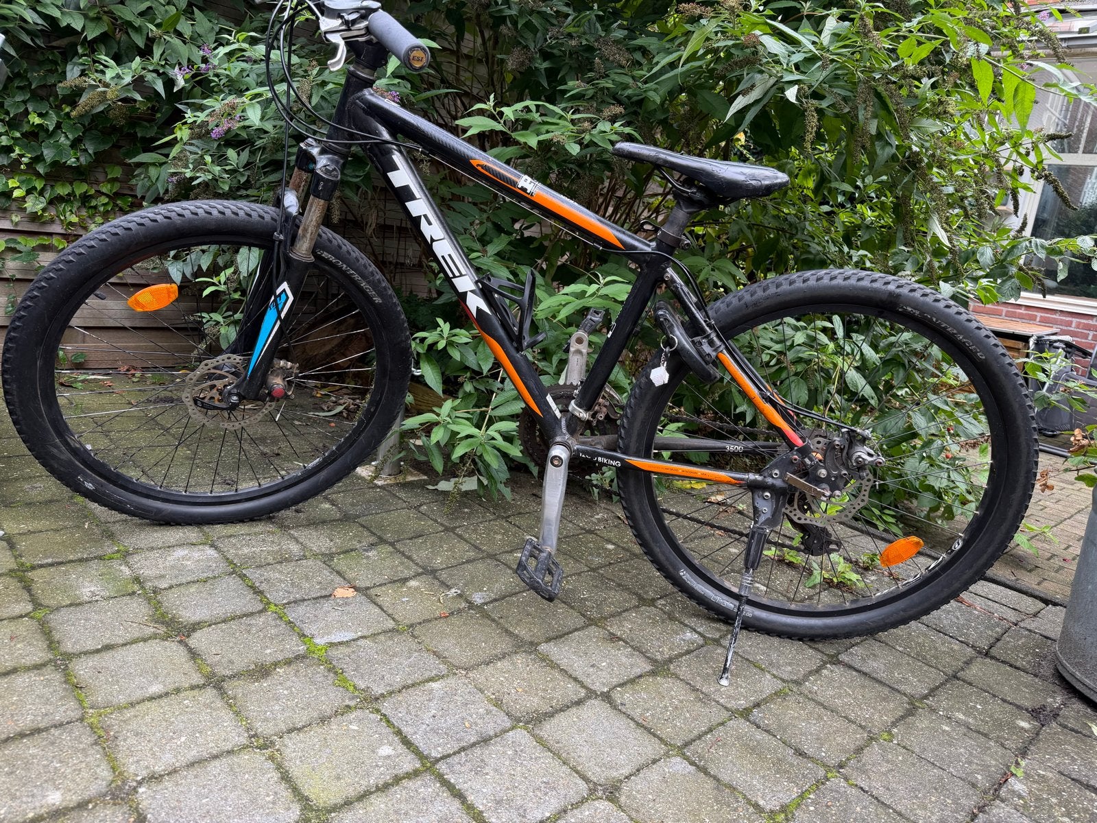 Trek 3500 Mountainbike - Zwart/Oranje, Fietsen en Brommers, Ophalen, Gebruikt, Hardtail, Heren