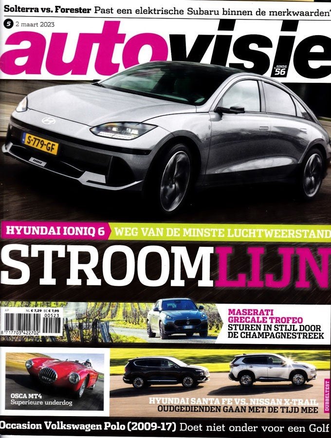 Autovisie 5 2023 : Hyundai Ioniq 6 - Alpine A110 - Subaru, Ophalen of Verzenden, Gelezen, Algemeen