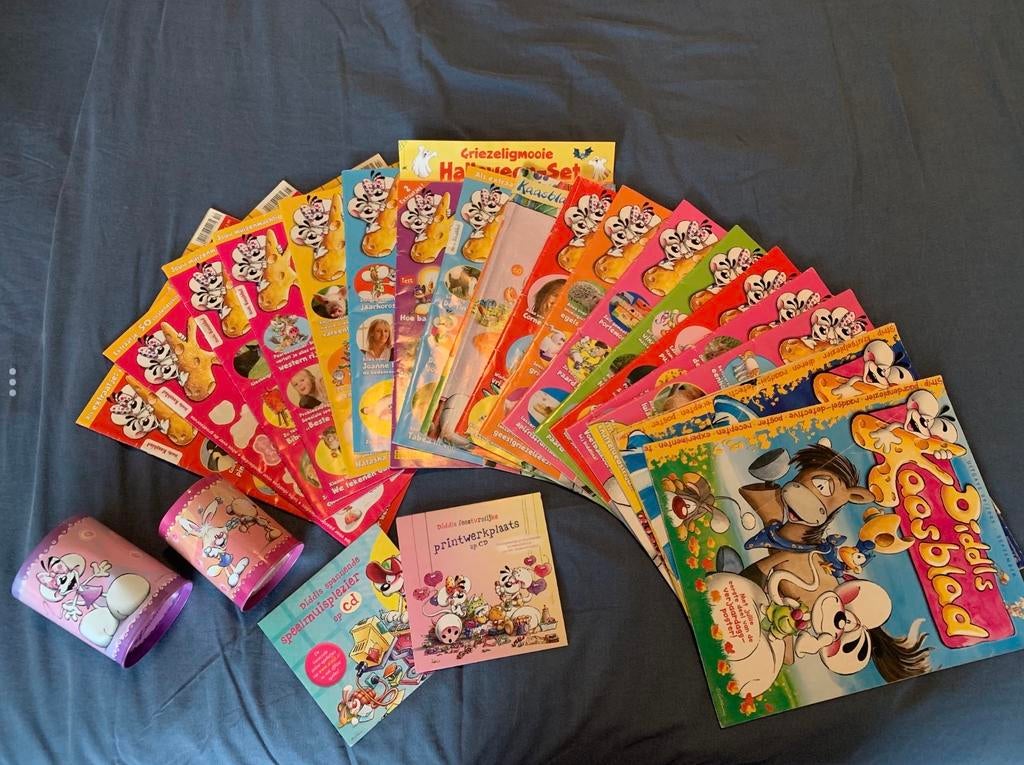 Grote verzameling Diddl spullen: tijdschriften, cd's, bekers, Ophalen of Verzenden, Zo goed als nieuw, Overige typen