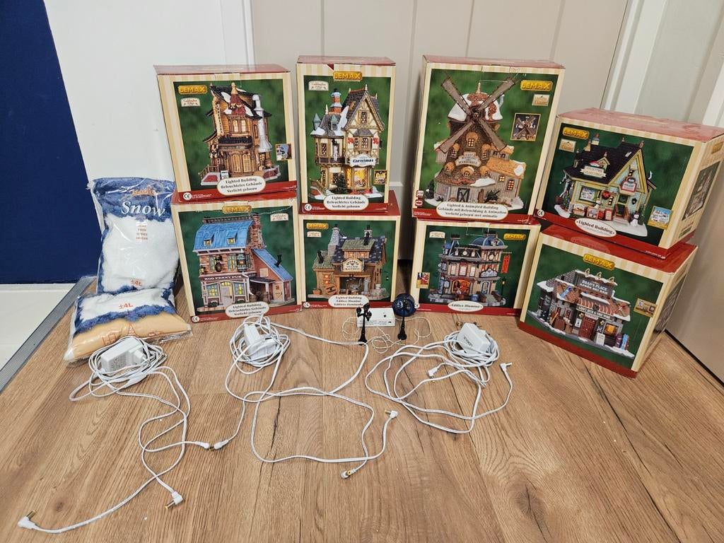 Lemax kerstdorp (8 huisjes en extra's), Diversen, Ophalen