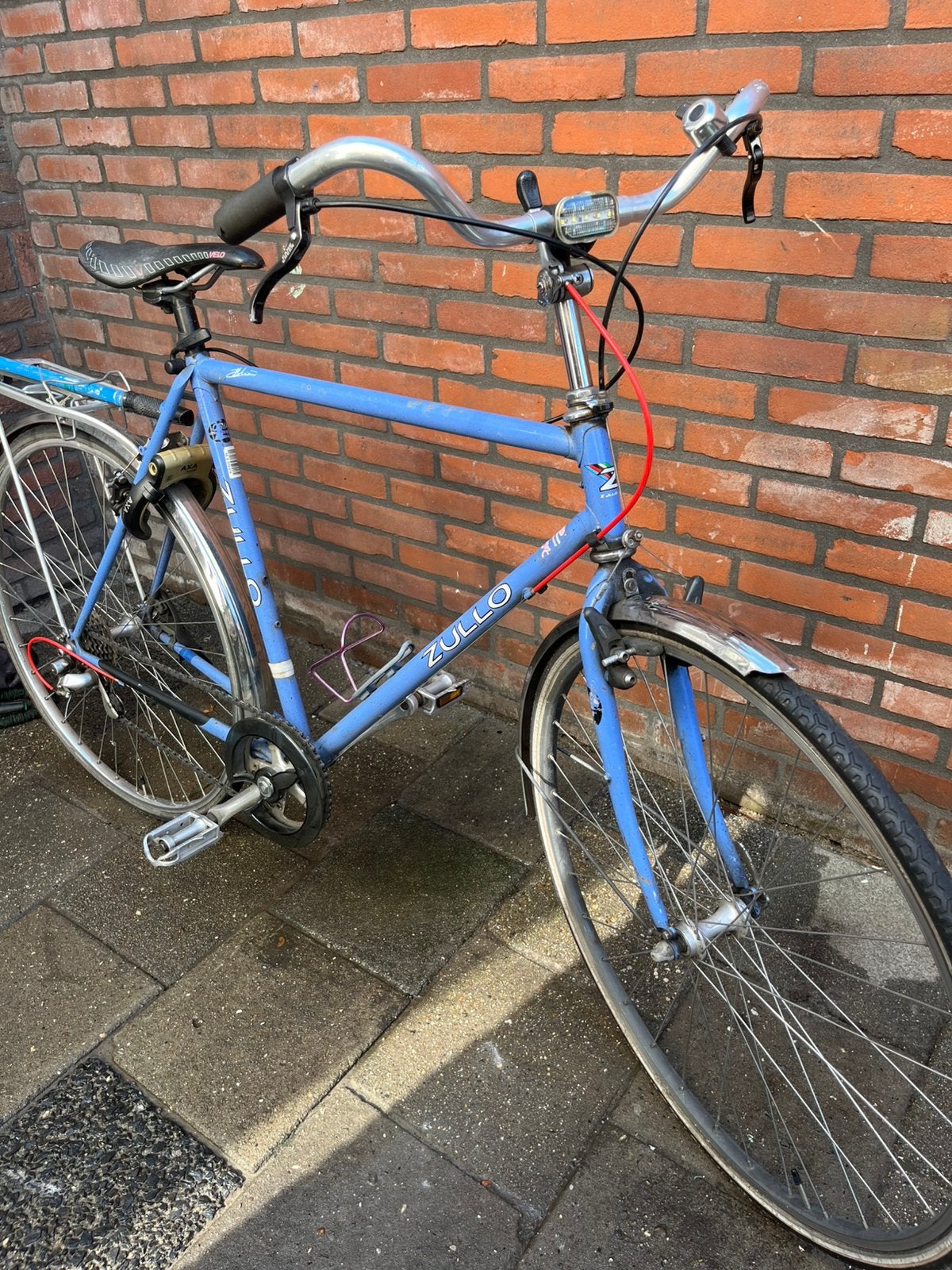 Blauwe Zullo racefiets., Ophalen, Zo goed als nieuw, Meer dan 20 versnellingen, Overige merken