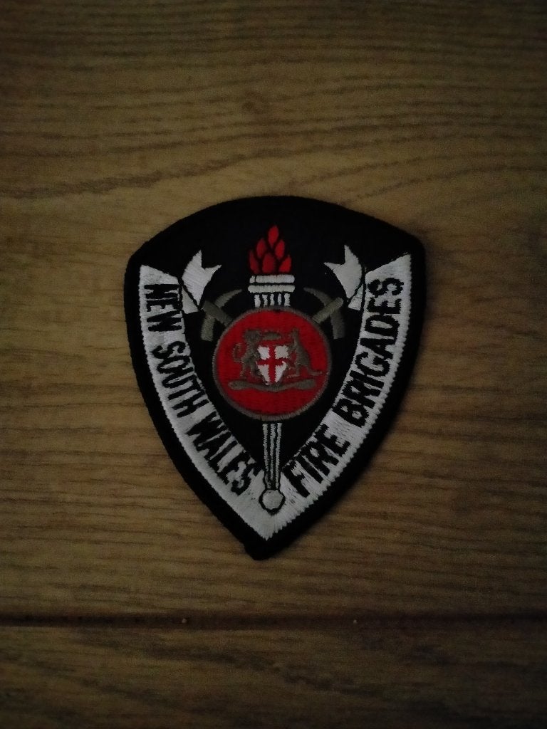Australië , New South Wales , brandweer patch, Verzenden, Overige soorten, Overige gebieden, Embleem of Badge